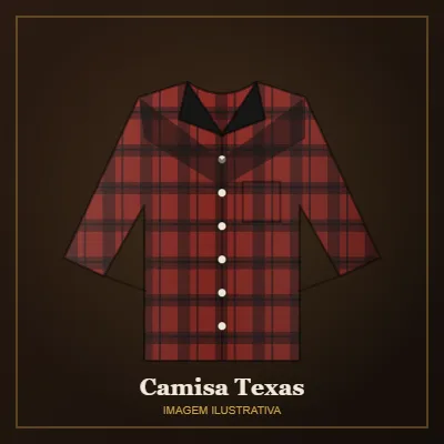 Imagem ilustrativa: Camisa Texas