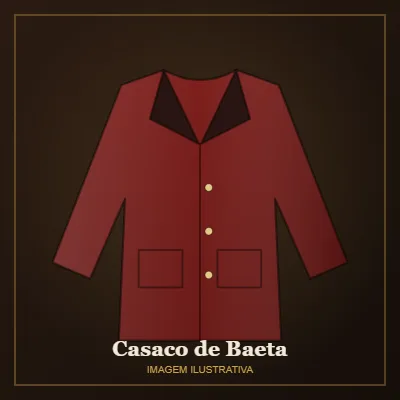 Imagem ilustrativa: Casaco de Baeta