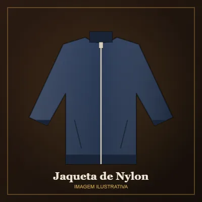 Imagem ilustrativa: Jaqueta de Nylon